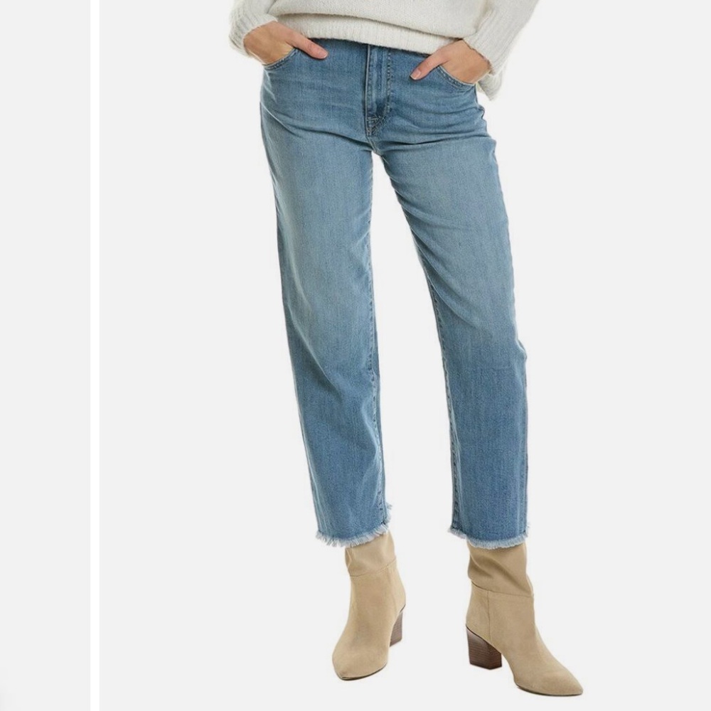 NWOT Hudson Noa High Rise Straight Leg Crop Size 26 Retail $195.00